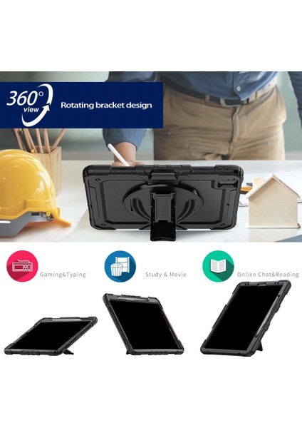 Apple 5. Nesil iPad Pro Için Uygundur 12.9 Inç 360 Derece Dönen Braket Düz Koruyucu Kapak 2021 Yeşil (Yurt Dışından) modelleri
