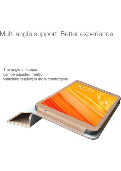 Teclast P80 P80X P80H Kılıf 8 Inç Tablet Kılıfı Anti-Drop Koruma Deri Kılıf Tablet Standı (Siyah) (Yurt Dışından) modelleri