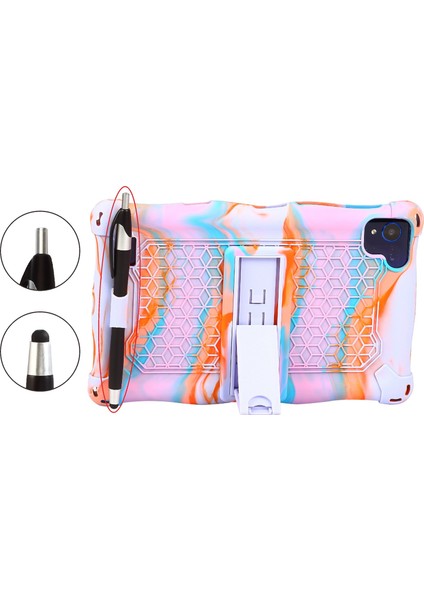 Teclast P85 Kılıf 8 Inç Tablet Silikon Kılıf Tablet Standı Koruyucu Kılıf Telcast P85 Kılıf ile Kalem (D) (Yurt Dışından) modelleri