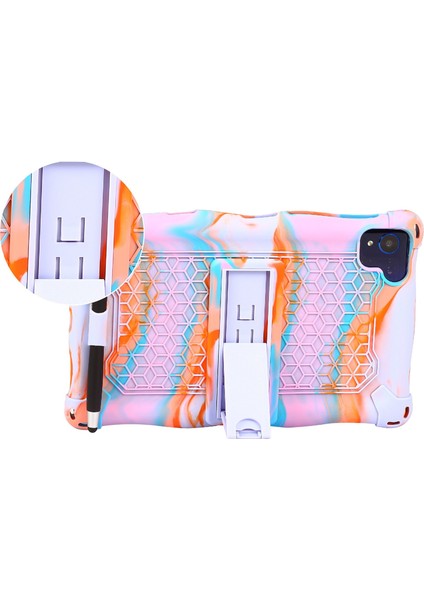 Teclast P85 Kılıf 8 Inç Tablet Silikon Kılıf Tablet Standı Koruyucu Kılıf Telcast P85 Kılıf ile Kalem (D) (Yurt Dışından) fırsatları