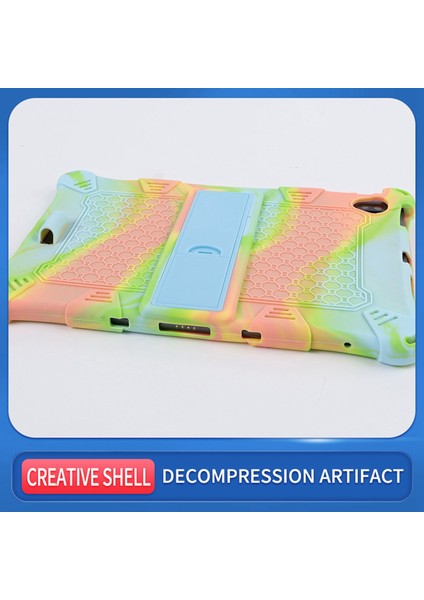 Teclast P30HD Için Silikon Kılıf Kalemli 10.1 Inç Tablet Kılıfı Teclast Tablet Koruma Kabuğu (Mor) (Yurt Dışından) indirimleri