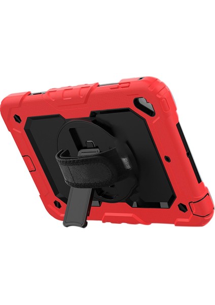 Tablet Pc Sağlam Düşme Önleyici Koruyucu Kılıf Omuz Askısı Standı iPad Mini 5th/4th Nesil 7.9 Inç (Kırmızı) (Yurt Dışından)
