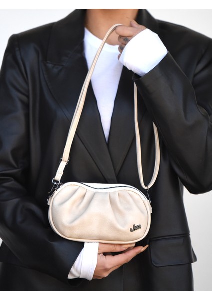 Jara Uruz Çok Bölmeli Mini Clutch Omuz Çantası