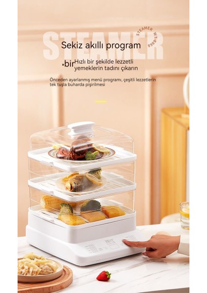 Ev Tipi Entegre Çok Işlevli Çok Elektrikli Buharlayıcı (Yurt Dışından) modelleri