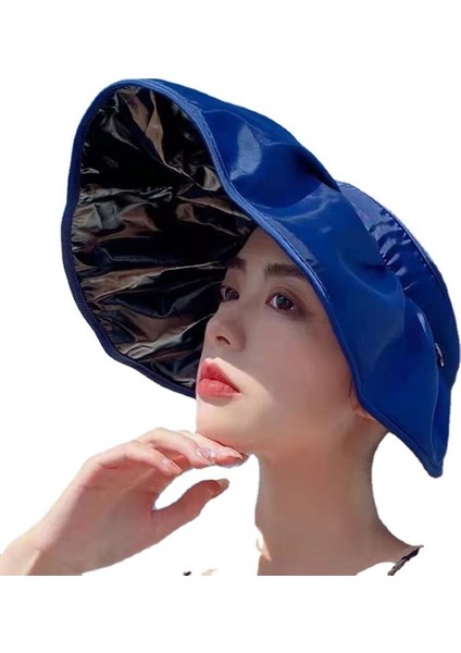 Kadın Katlanabilir Güneş Şapkası - Kahverengi (Yurt Dışından)