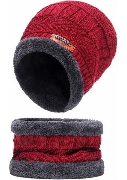 Erkek/ Kadın Kışlık Bere + Boyunluk (Yurt Dışından)