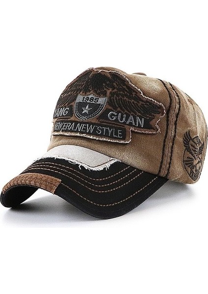 Işlemeli Beyzbol Şapkası Büyük Boy Güneşlikli (Yurt Dışından)