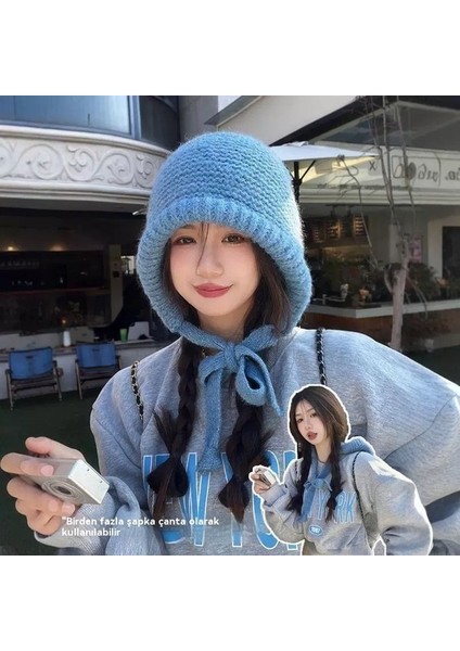 Yün Kar Maskesi Şapka (Yurt Dışından) modelleri