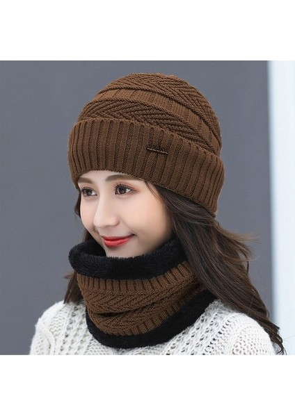 Lensli Yeni Kış Şapkası Gözlüklü Beanie Şapka (Yurt Dışından)