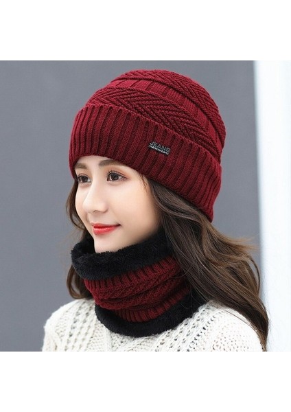 Lensli Yeni Kış Şapkası Gözlüklü Beanie Şapka (Yurt Dışından)