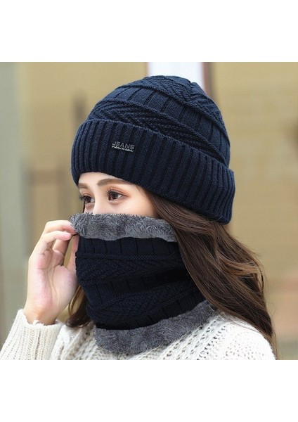 Lensli Yeni Kış Şapkası Gözlüklü Beanie Şapka (Yurt Dışından)