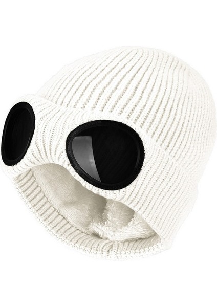 Lensli Yeni Kış Şapkası Gözlüklü Beanie Şapka (Yurt Dışından) fiyatları