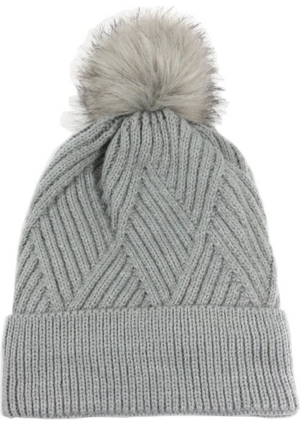 Kadınların Düz Renk Örme Şapkası (Yurt Dışından) modelleri