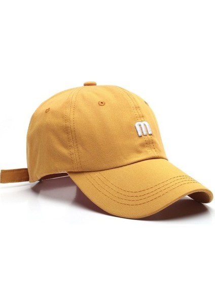 Hannah Peach Şapka M Harfi Işlemeli Şapka Beyzbol Şapkası (Yurt Dışından)