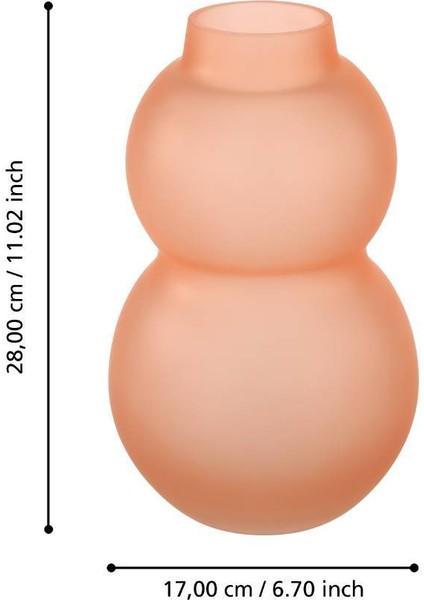 421351 "bevato" Cam Vazo 28CM Yüksekliğinde modelleri