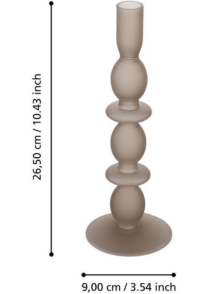 422275 "molume" Şamdan- Mumluk 26,5cm Yüksekliğinde 9cm Çapında modelleri