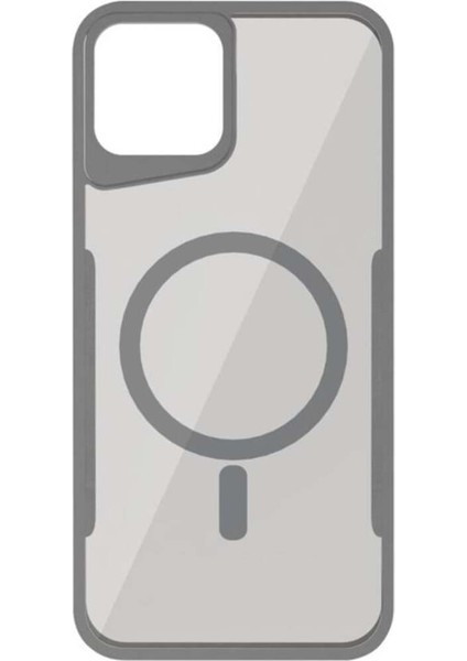 Apple iPhone 15 Uyumlu Magsafe Özellikli Kamera Korumalı Renkli Şeffaf Ince Horizon Silikon Kılıf