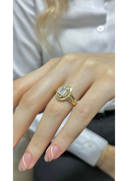 Altın Oval Baget Yüzük fiyatları