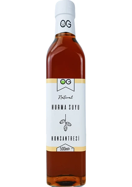 OG natural Hurma Suyu Konsantresi 500 Ml +6 Ay