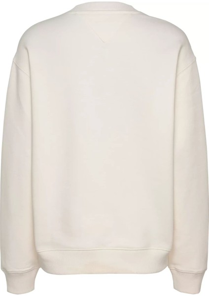 Kadın Tjw Rlx Floral Varsity Crew Sweatshirt - Kırık Beyaz fiyatları