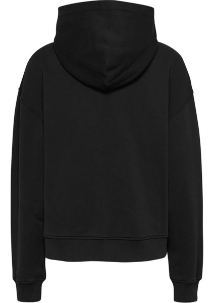 Kadın Tjw Boxy Badge Sweatshirt - Siyah