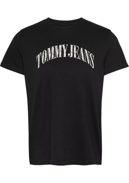 Kadın Tjw Reg Floral Varsity T-Shirt - Siyah