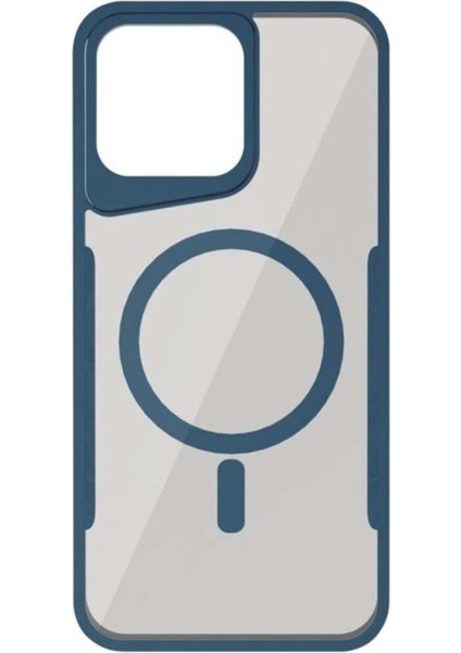 iPhone 15 Pro Max Uyumlu Magsafe Kamera Korumalı Renkli Şeffaf Ince Horizon Silikon Kılıf