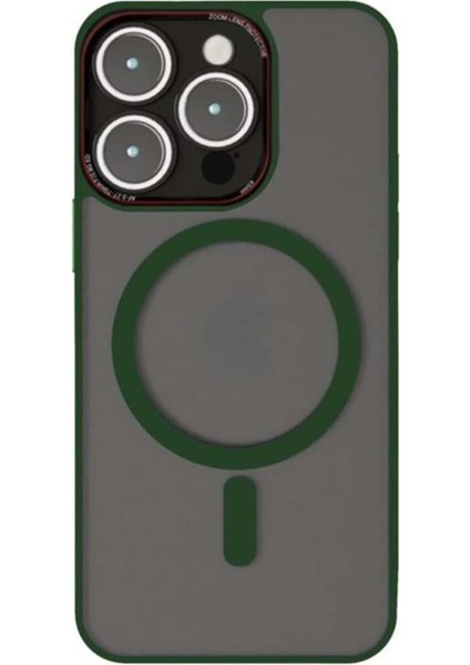 iPhone 14 Pro Uyumlu Kamera Lens Hoparlör Korumalı Magsafe Transparan Sonic Silikon Kılıf