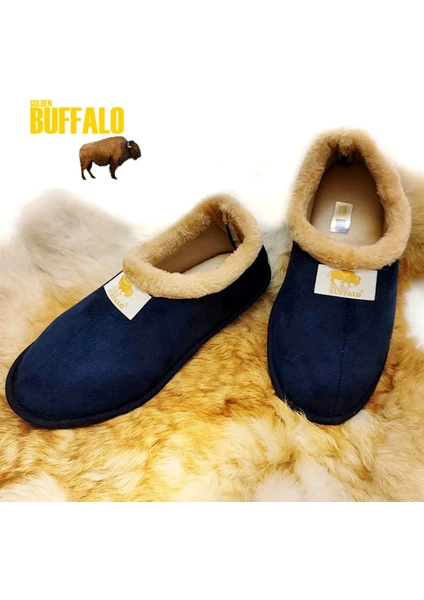 Golden Buffalo Erkek Panduf Yumuşak Taban Ev Botu Ev Ayakkabısı