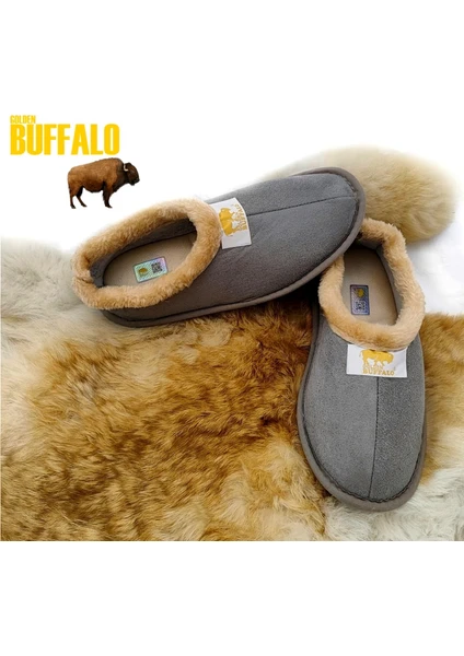 Golden Buffalo Erkek Panduf Yumuşak Taban Ev Botu Ev Ayakkabısı