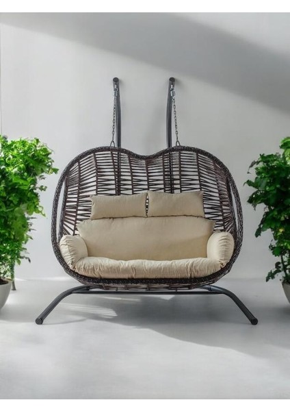Pop Bahçe ve Balkon Salıncağı Çift Kişilik