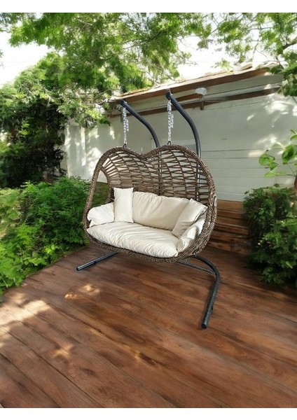 Pop Bahçe ve Balkon Salıncağı Çift Kişilik