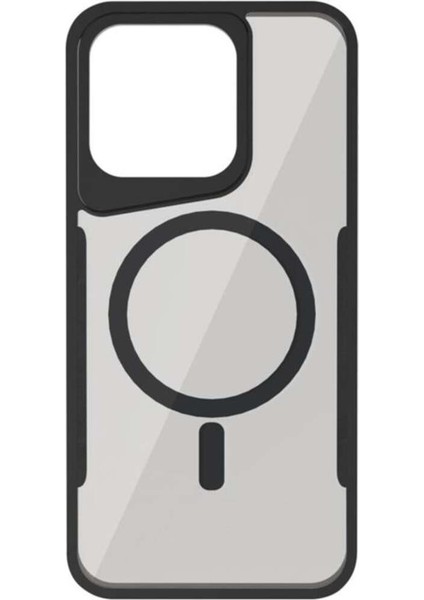 iPhone 15 Pro Uyumlu Magsafe Kamera Korumalı Renkli Şeffaf Ince Horizon Silikon Kılıf