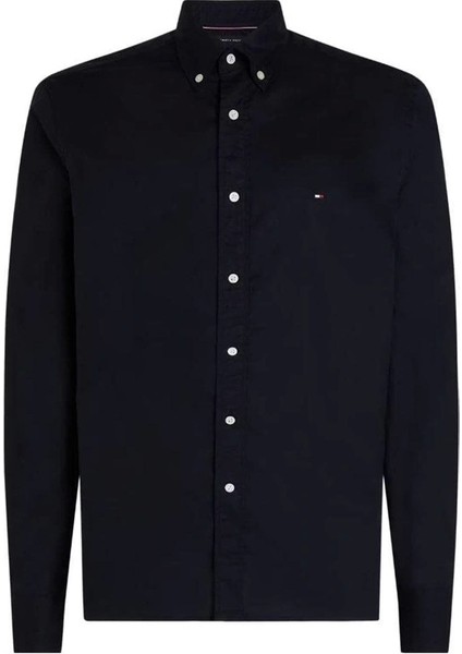 Erkek Lacivert Core Flex Gömlek