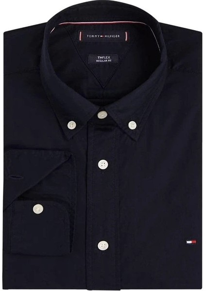 Erkek Lacivert Core Flex Gömlek modelleri
