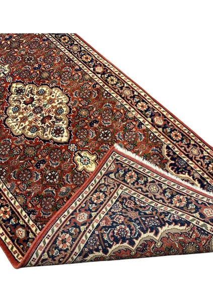 Albos Lu x ury Carpet El Dokuma Iran Halısı 82 x 200 Kiremit Yün Yolluk Halı