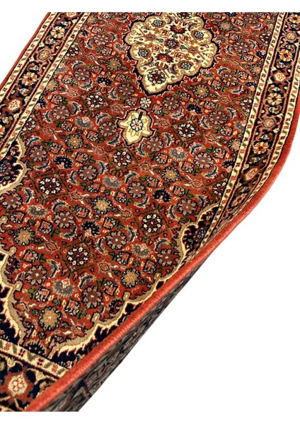 Albos Lu x ury Carpet El Dokuma Iran Halısı 82 x 200 Kiremit Yün Yolluk Halı