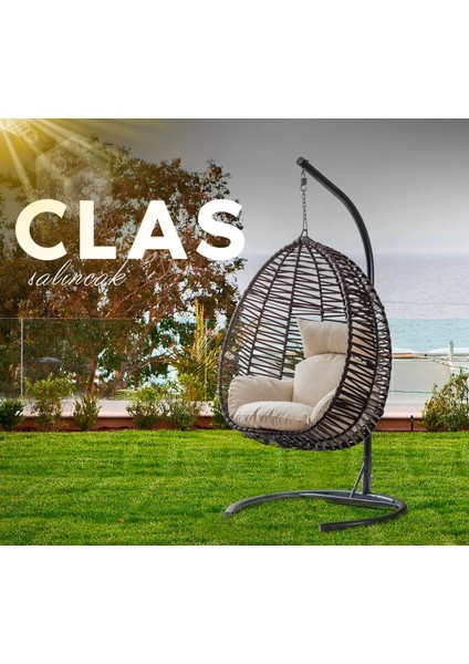 Clas Bahçe ve Balkon Salıncağı Tek Kişilik