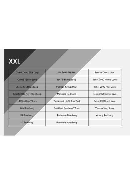 Sigara Kutusu-XXL