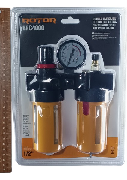 BFC4000 Redüktörlü ve Yağ Depolu Kompresör Yağ Filtresi