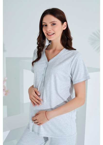 Bambu Hamile Lohusa Pijama Takım 30221-30225