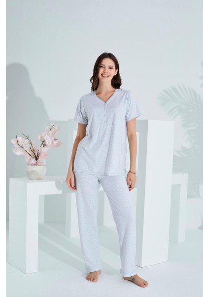 Bambu Hamile Lohusa Pijama Takım 30221-30225