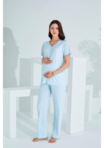 Bambu Hamile Lohusa Pijama Takım 30221-30225