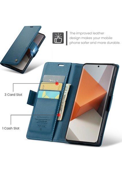 Xiaomi Redmi Note 13 Pro Plus 5g Deri Parlak Telefon Kapağı (Yurt Dışından)