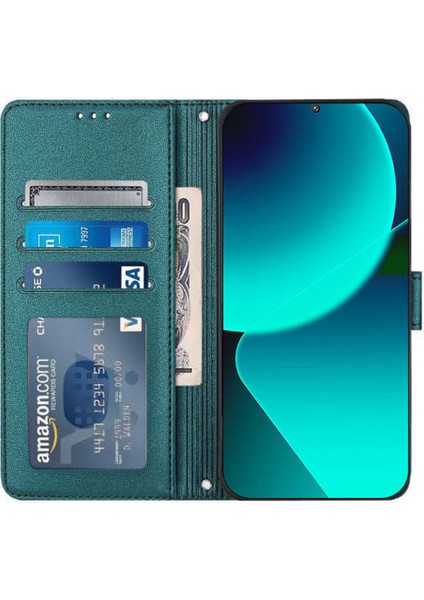 Xiaomi Redmi Note 13 Pro 5g / Poco X6 5g El Kayışı ile Deri Telefon (Yurt Dışından)