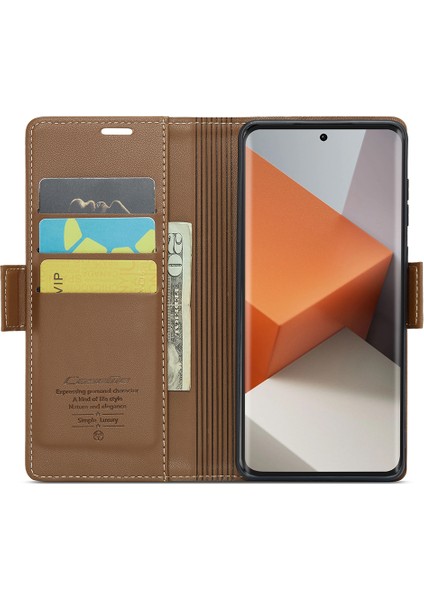Xiaomi Redmi Note 13 Pro Plus 5g Deri Parlak Telefon Kapağı (Yurt Dışından)