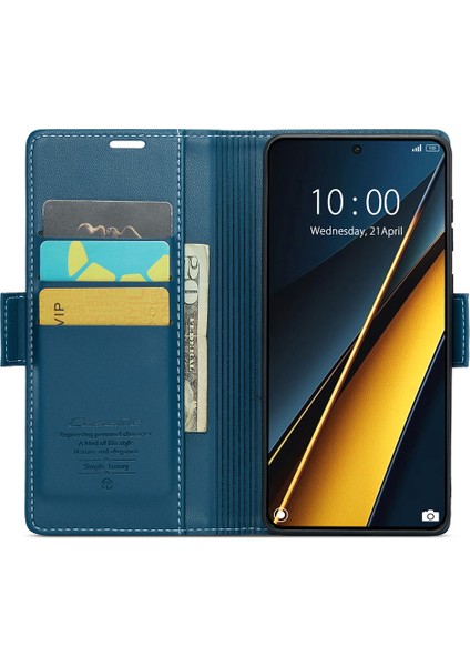 Xiaomi Poco X6 Pro 5g Rfıd Engelleme Telefon Deri Kapak (Yurt Dışından) fiyatları