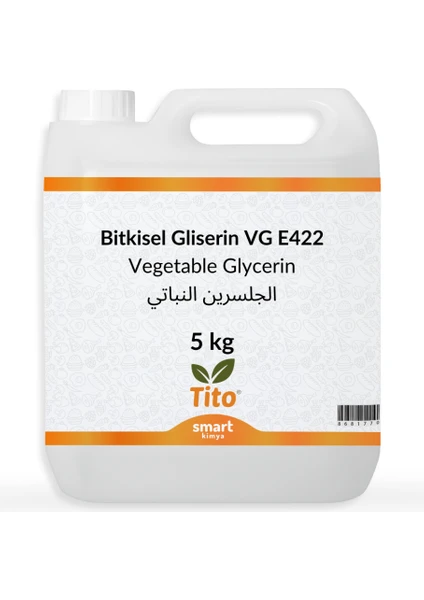 Bitkisel Gliserin (%99.5'lik) [Gıda Tipi] - 5 kg