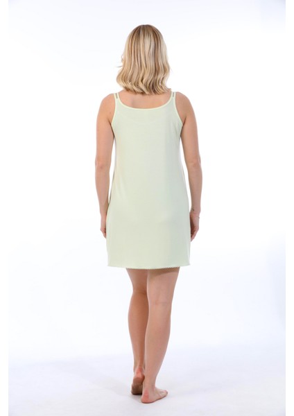 Kadın Bambu Düz Renk Seçenekli Ip Askılı Gecelik 72084-91 modelleri