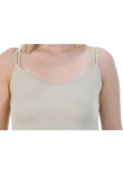 Kadın Bambu Düz Renk Seçenekli Ip Askılı Gecelik 72084-91 modelleri